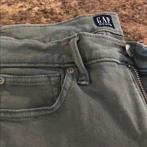 GAP Olive Denim Jeans